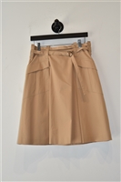 Beige Kenzo A-Line Skirt, size 8