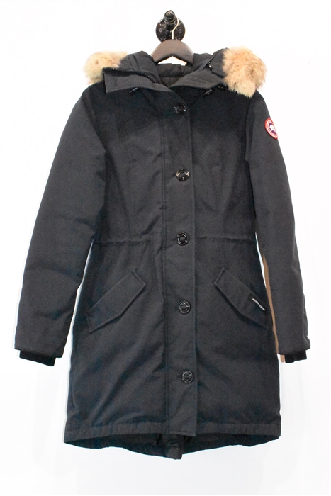Navy Canada Goose Parka, size S