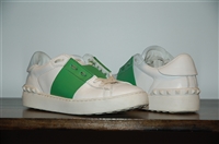 White & Green Valentino Sneaker, size 6.5