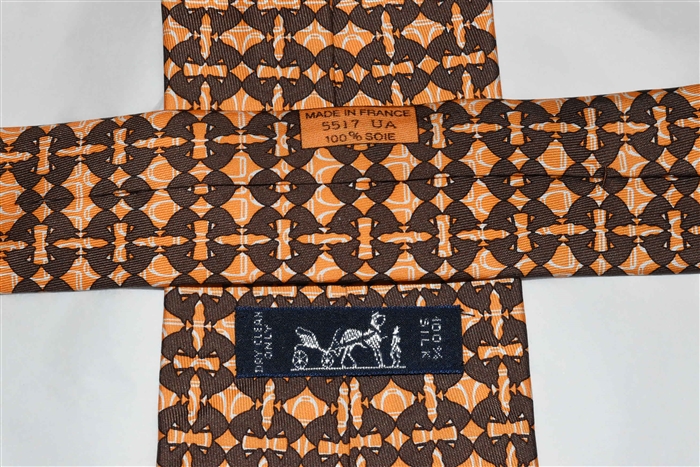 Geometric Hermes Tie, size O/S