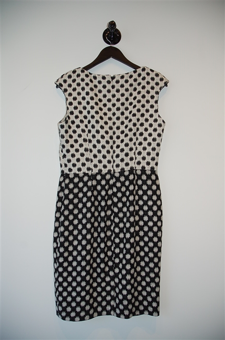 White & Black Oscar de la Renta Sheath Dress, size 8