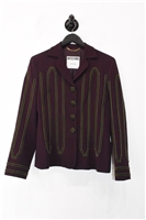 Aubergine Moschino Blazer, size 8
