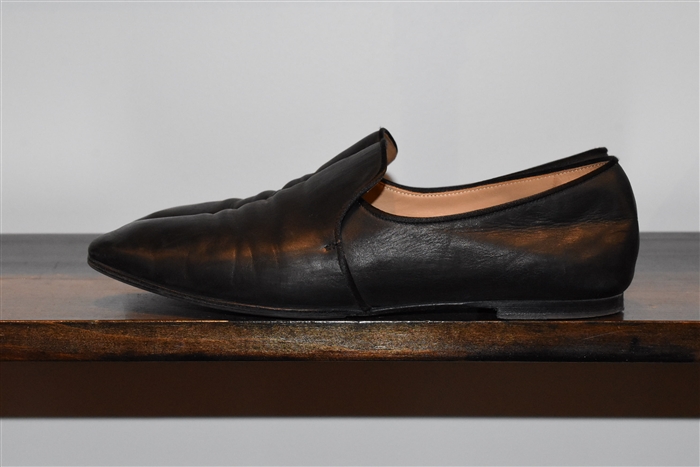 Black Leather The Row Loafer, size 8