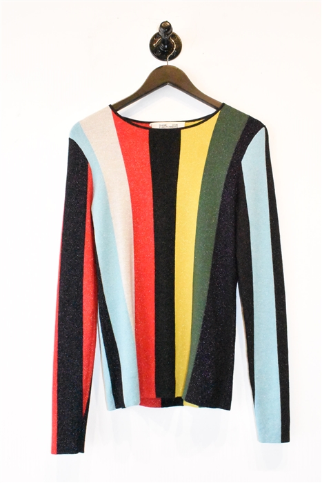 Rainbow Diane von Furstenberg Pullover, size M