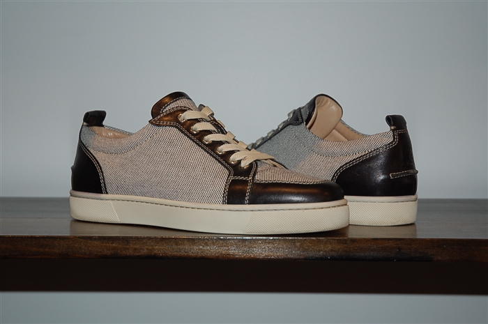 Black & Off-White Christian Louboutin Sneaker, size 6.5