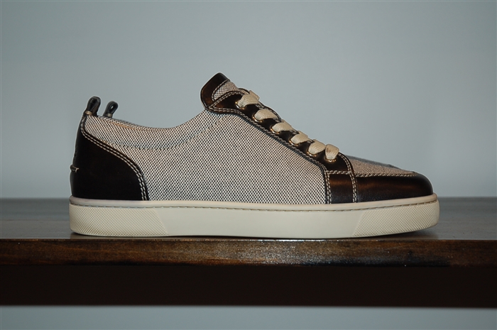 Black & Off-White Christian Louboutin Sneaker, size 6.5