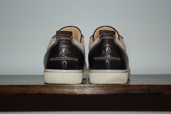 Black & Off-White Christian Louboutin Sneaker, size 6.5