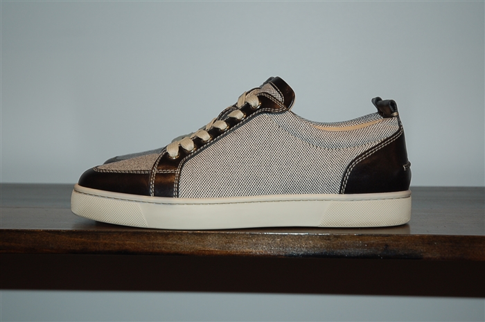 Black & Off-White Christian Louboutin Sneaker, size 6.5