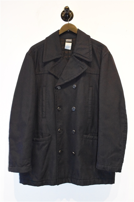 Navy Versace Jeans Couture Peacoat, size L