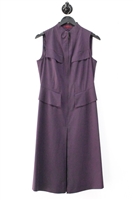 Aubergine Kenzo Fit & Flare Dress, size 6