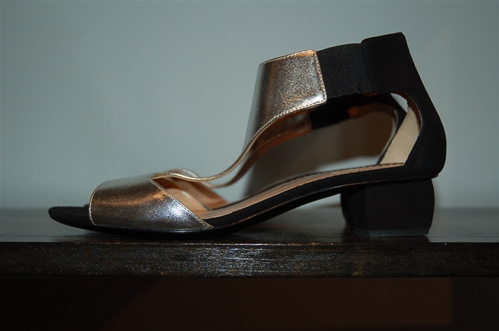 Black & Silver Emporio Armani Sandal, size 7