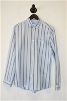 Blue Stripe Ami - Alexandre Mattiussi Button Shirt, size M