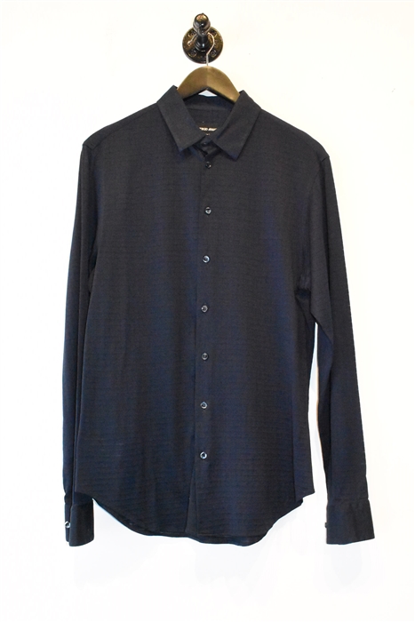 Navy Giorgio Armani Button Shirt, size M