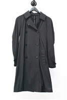 Basic Black Gucci Trench Coat, size 2