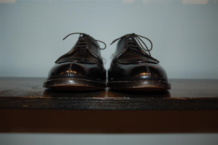 Black Leather Allen Edmonds Derby, size 8