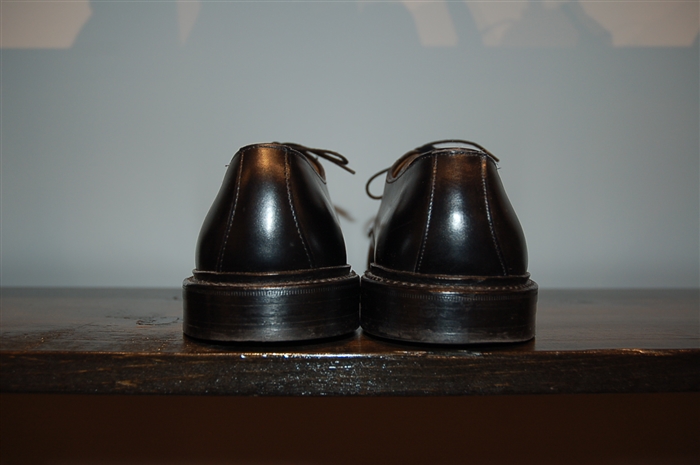 Black Leather Allen Edmonds Derby, size 8