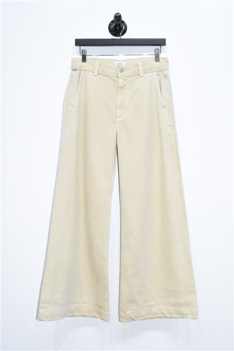 Sandy Beige Citizens of Humanity Wide-Leg, size 26