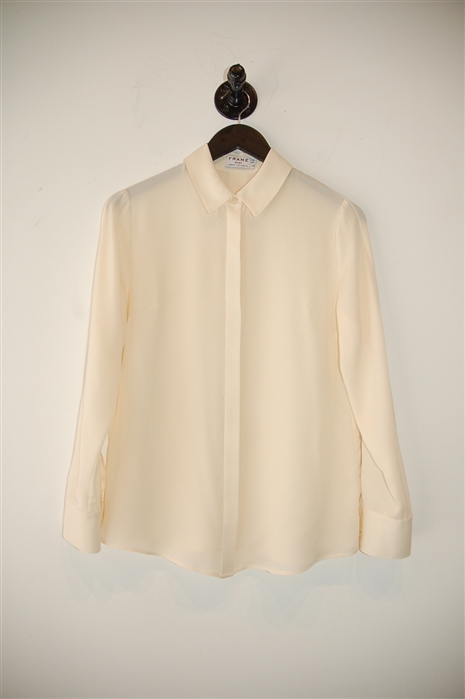 Cream Frame Blouse, size XS