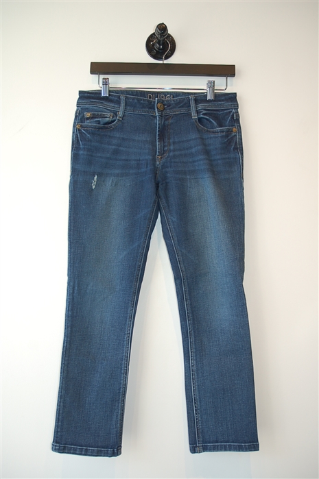 Faded Denim DL1961 Cropped Jean, size 28