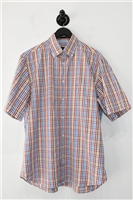 Check Paul & Shark Short-Sleeved Shirt, size L