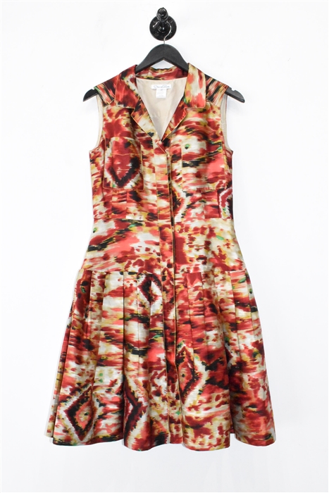 Ikat Oscar de la Renta Shirt Dress, size 8