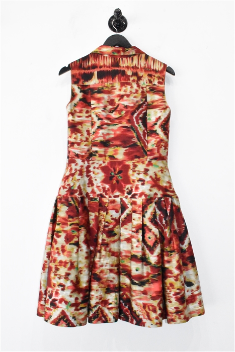 Ikat Oscar de la Renta Shirt Dress, size 8