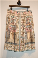 Print Rochas Wrap Skirt, size 8