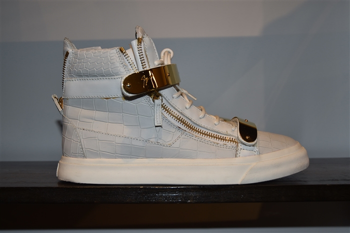 Off-White Giuseppe Zanotti High-Top Sneakers, size 11