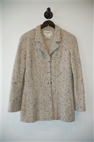 Oatmeal Chanel Skirt Suit, size 6