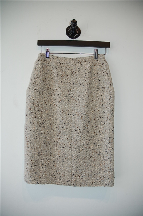 Oatmeal Chanel Skirt Suit, size 6
