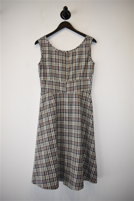Check Comrags A-Line Dress, size M