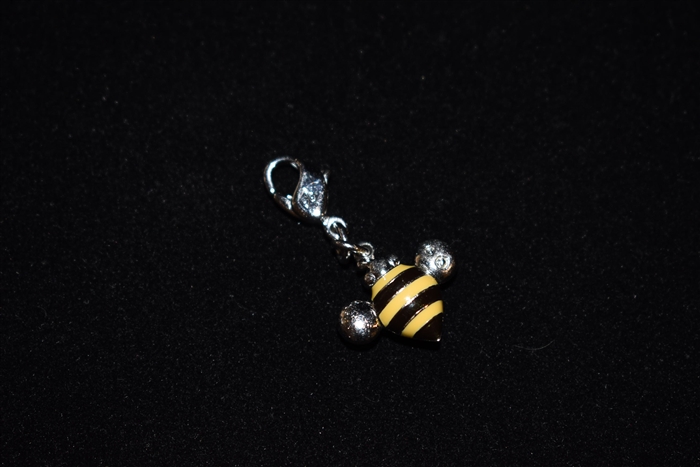 Silver Swarovski Charm, size O/S