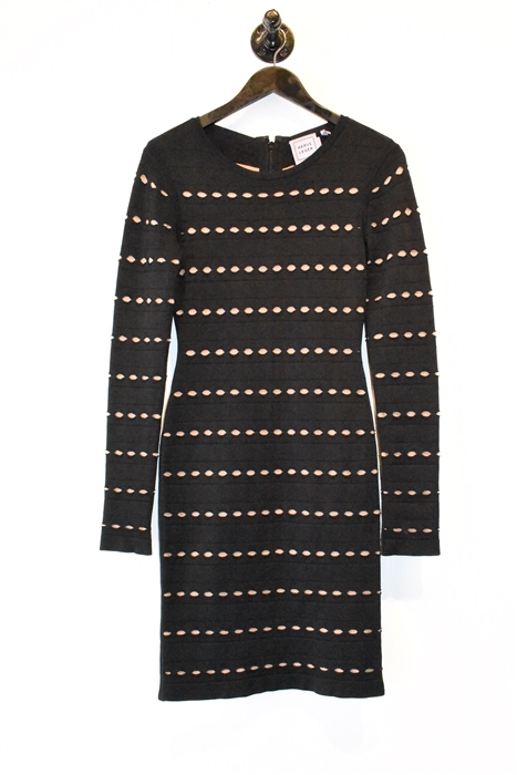 Black Herve Leger Body Con Dress, size S