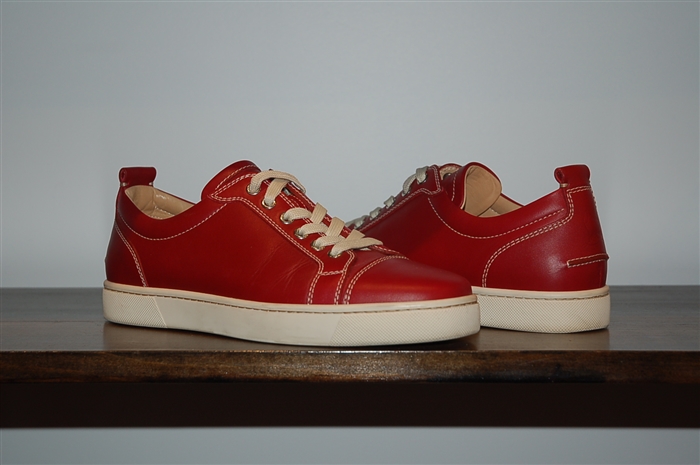 Deep Red Christian Louboutin Sneaker, size 7