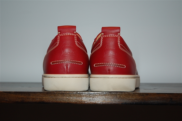Deep Red Christian Louboutin Sneaker, size 7