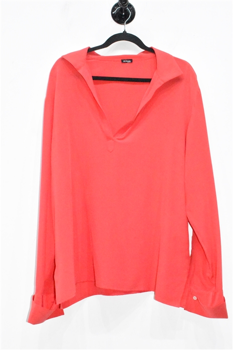Coral Red Kiton Blouse, size XL