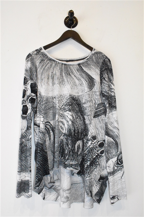 White & Black Rundholz - Black Label Pullover, size S