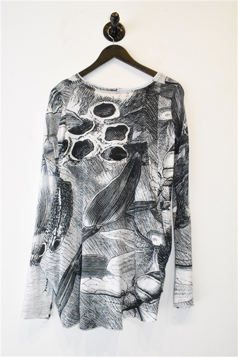 White & Black Rundholz - Black Label Pullover, size S