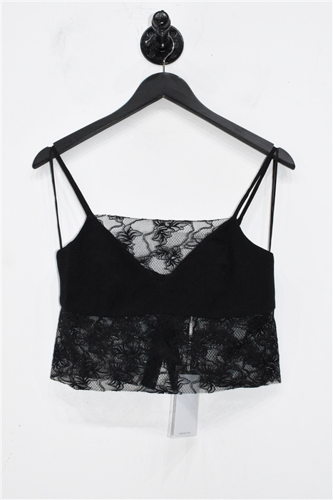 Black Lace Third Form Camisole, size 4