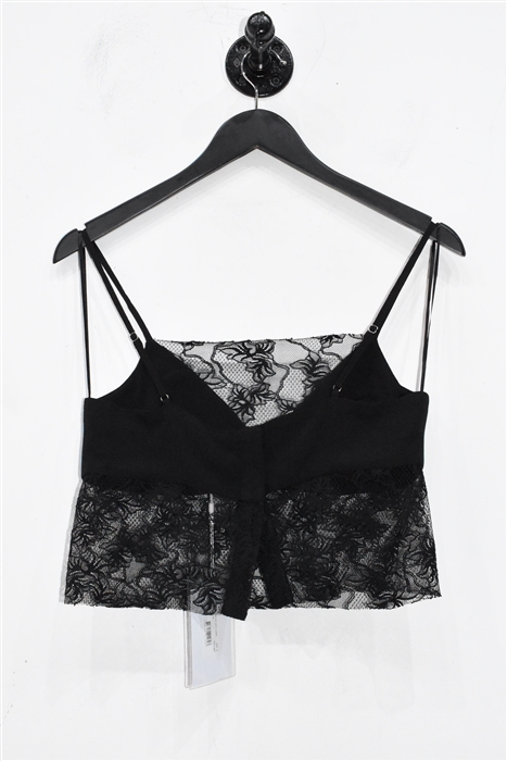 Black Lace Third Form Camisole, size 4
