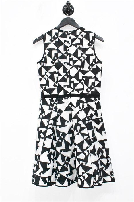 Black & White Hunter Bell A-Line Dress, size 6
