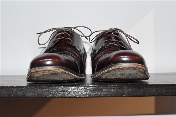 Chestnut Salvatore Ferragamo Derby, size 9.5