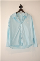 Blue Stripe Marc Cain Button Shirt, size M