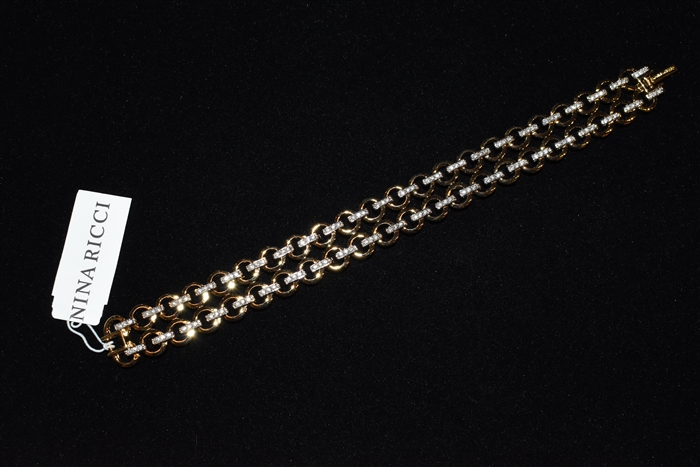 Gold Nina Ricci - Vintage Bracelet, size O/S