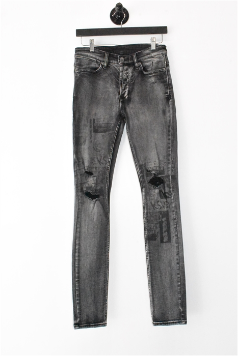 Faded Black Ksubi Denim, size 28