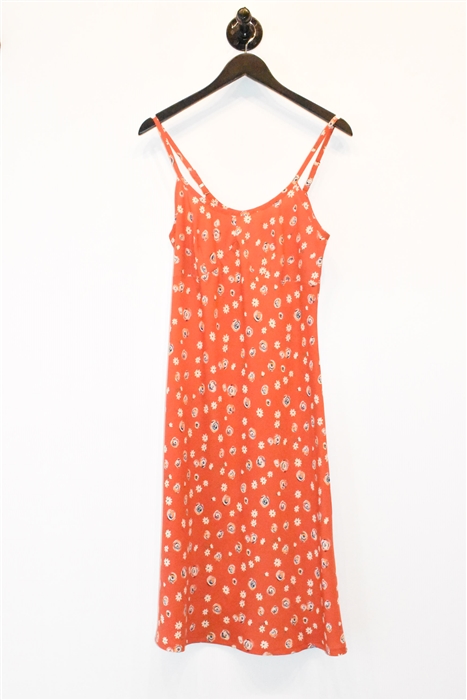 Floral Comrags Slip Dress, size S