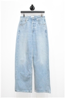 Light Denim Citizens of Humanity Wide-Leg, size 25