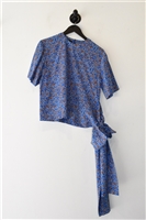 Abstract Print Cedric Charlier Short-Sleeved Top, size 4