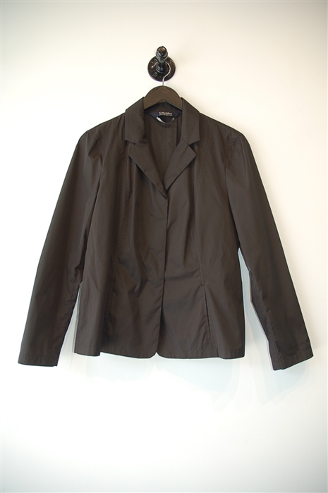 Satin Black Max Mara - 'S Jacket, size 10