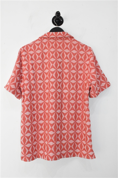 Geometric Todd Snyder Cuban Shirt, size M